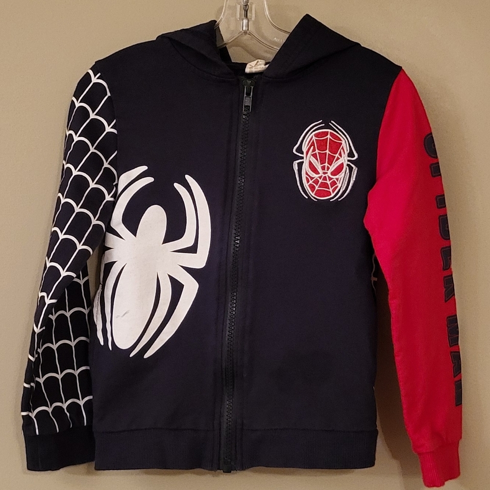 Spiderman zip up hoodie